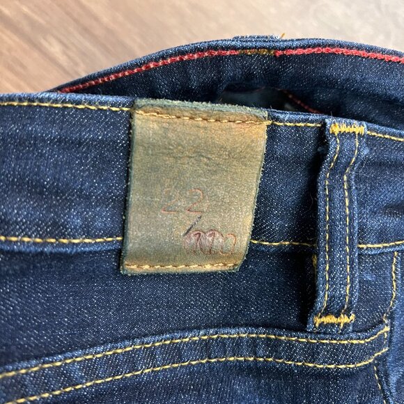 Raleigh Denim Handcrafted Designer Jeans Straight White Oak Cone Sz 30 - Picture 13 of 14